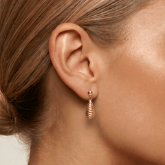 Boucle d'oreille - Or jaune 9k - Maison Di Giorgio