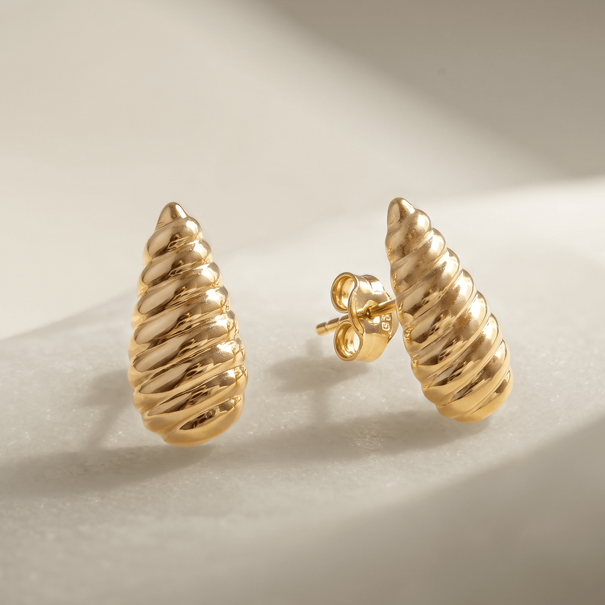 Boucle d'oreille - Or jaune 9k - Maison Di Giorgio