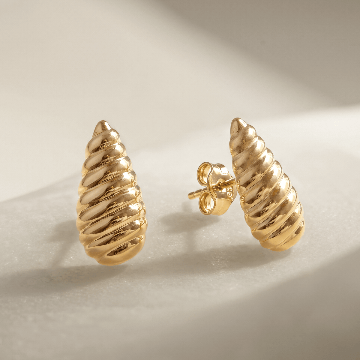 Boucle d'oreille - Or jaune 9k - Maison Di Giorgio