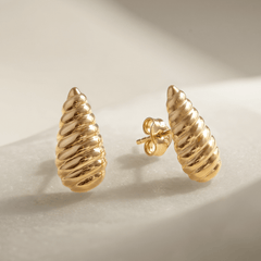 Boucle d'oreille - Or jaune 9k - Maison Di Giorgio