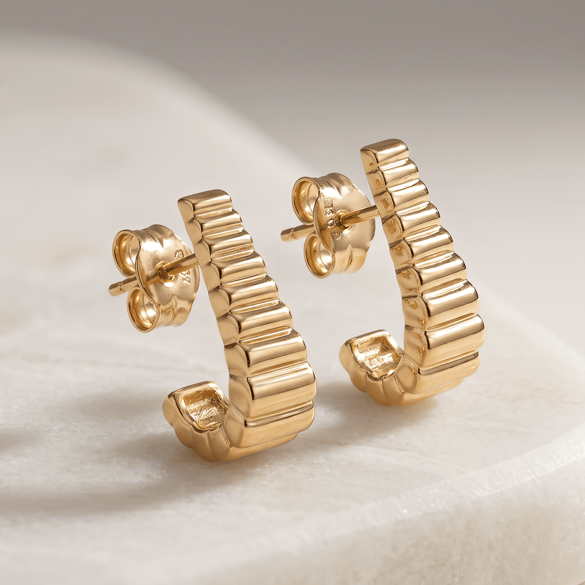 Boucle d'oreille - Or jaune 9k - Maison Di Giorgio