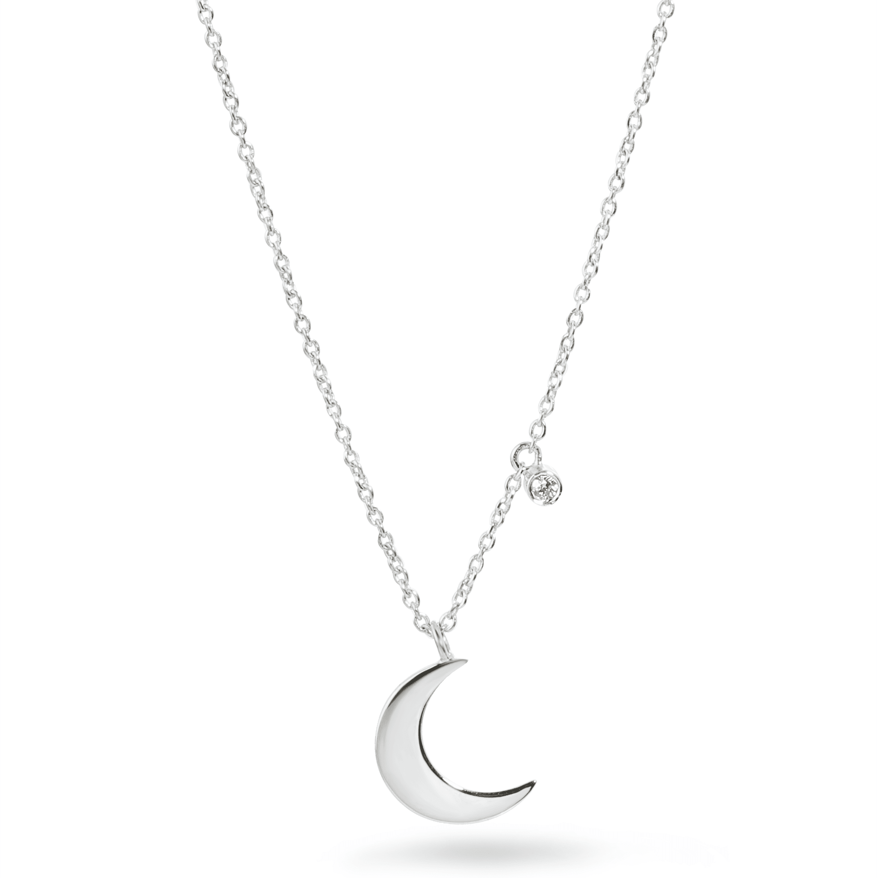 Collier - Or blanc 9k rhodié, Diamant - Maison Di Giorgio