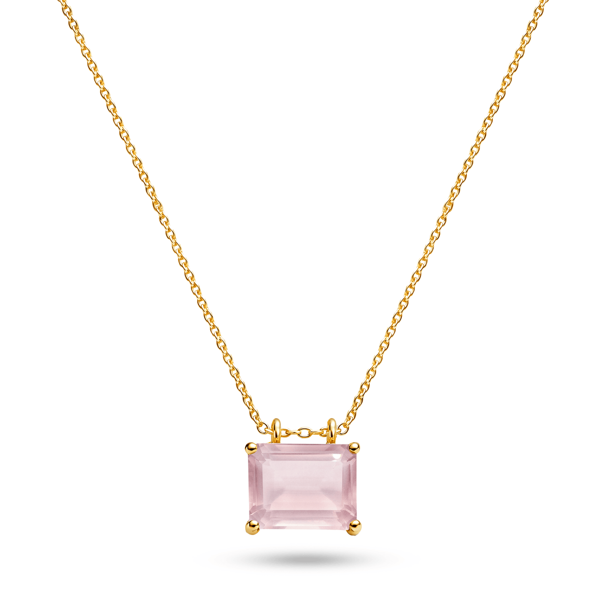 Collier - Or jaune 9k et Argent 925, Quartz - Maison Di Giorgio