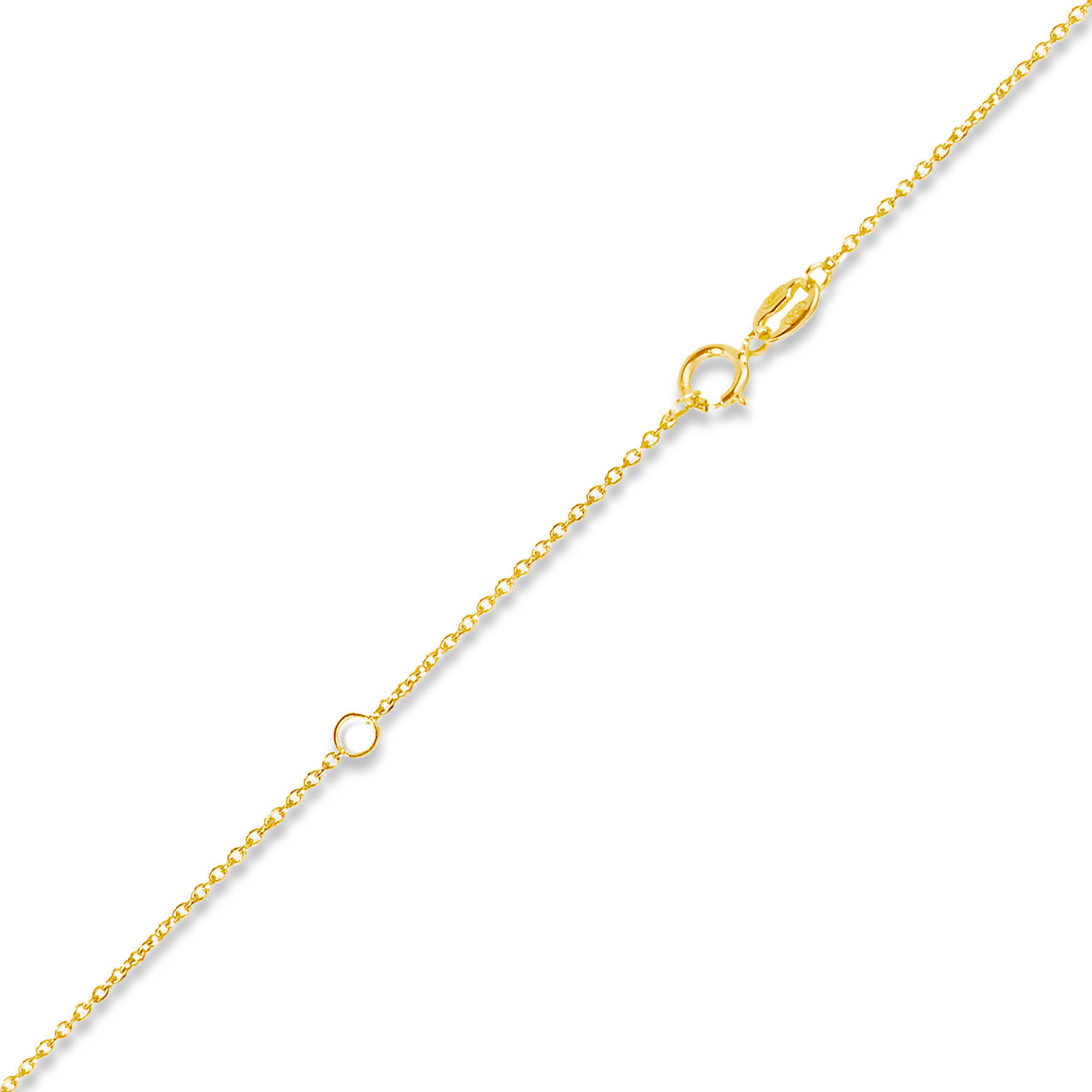 Pendentif en Or jaune 9k assemblé de Citrine - Maison Di Giorgio