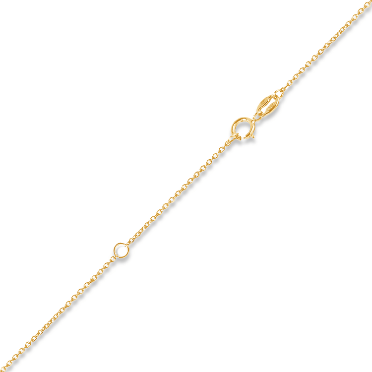 Pendentif en Or jaune 9k assemblé de Perle, de Topaze blanche et de Nacre - Maison Di Giorgio