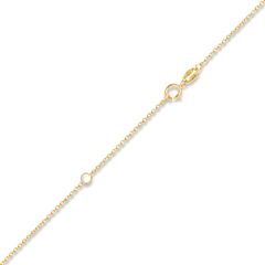 Pendentif en Or jaune 9k assemblé de Perle, de Topaze blanche et de Nacre - Maison Di Giorgio