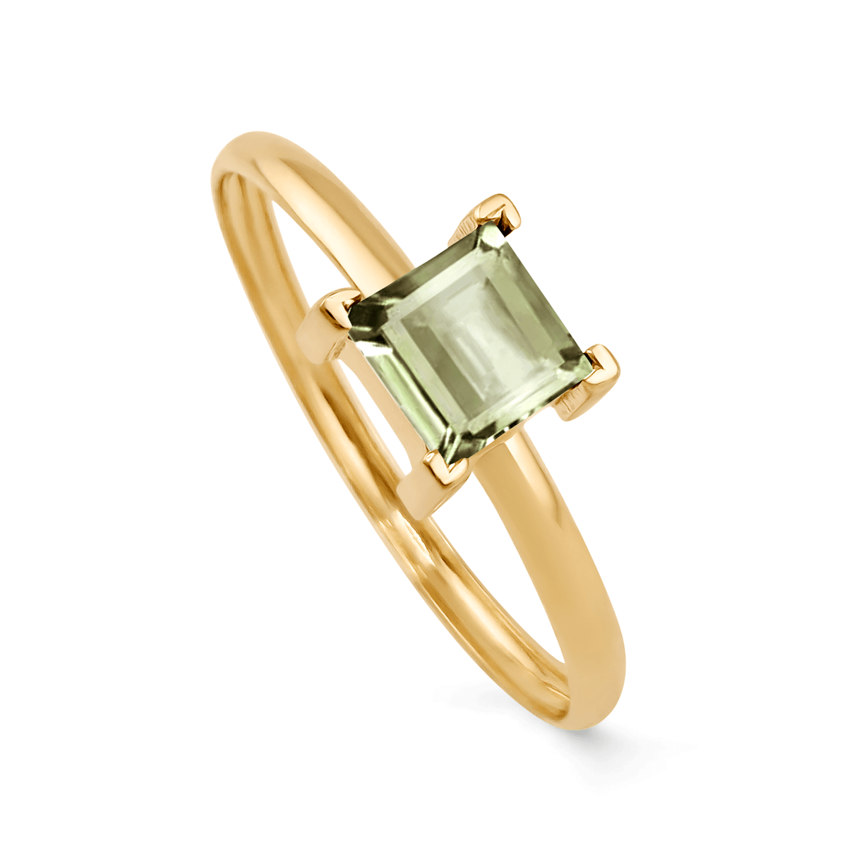 Bague - Or jaune 9k, Améthyste - Maison Di Giorgio