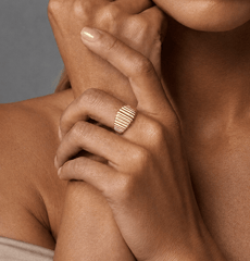 Bague - Or jaune 9k et Or blanc 9k - Maison Di Giorgio