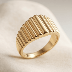 Bague - Or jaune 9k et Or blanc 9k - Maison Di Giorgio