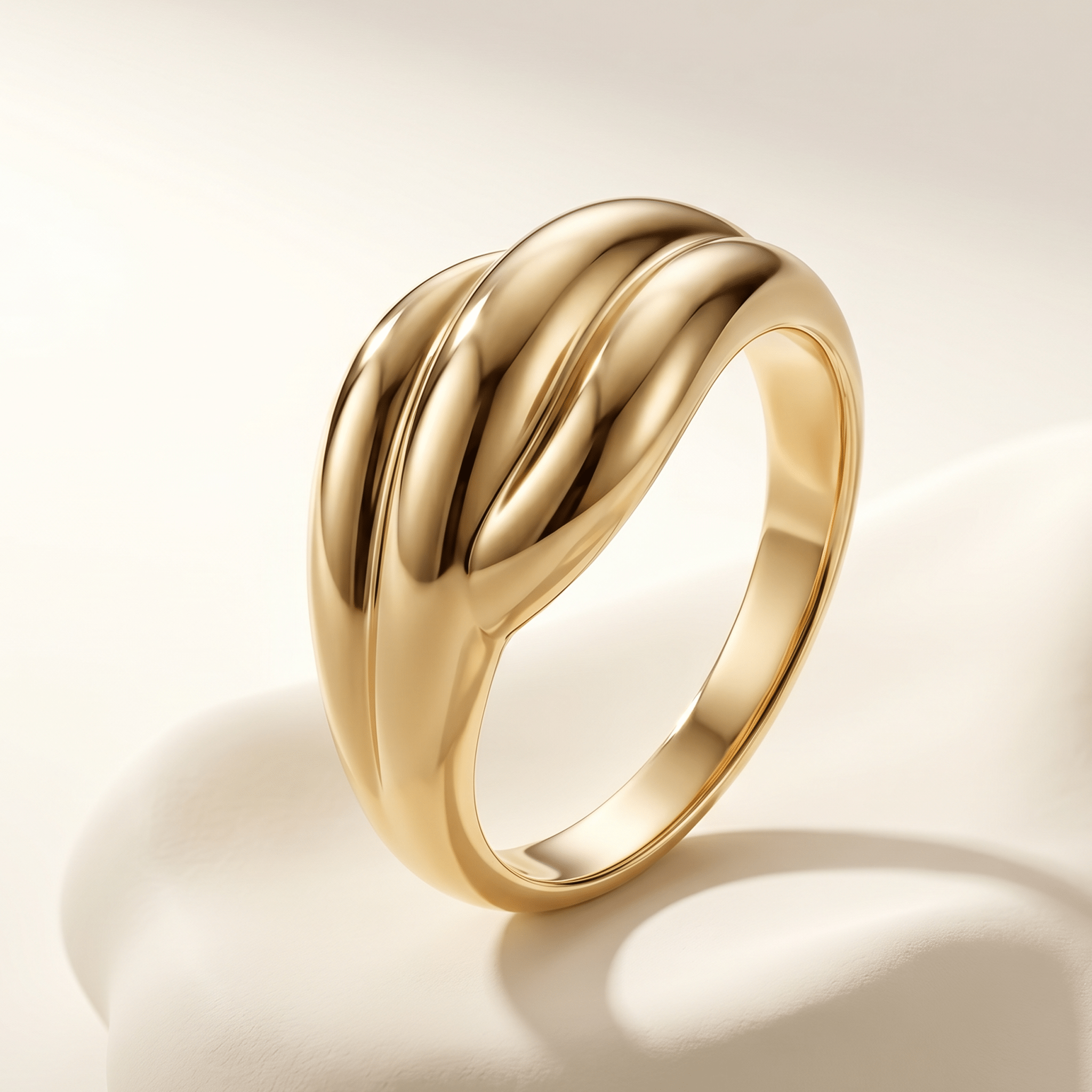 Bague - Or jaune 9k - Maison Di Giorgio