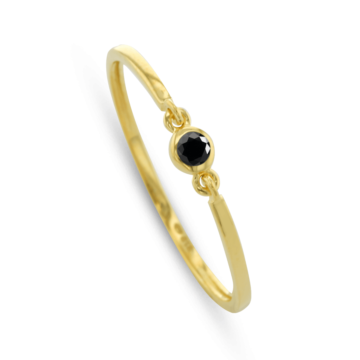 Bague - Or jaune 9k, Diamant - Maison Di Giorgio
