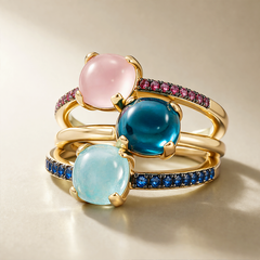 Trio de bagues Les Petites Précieuses