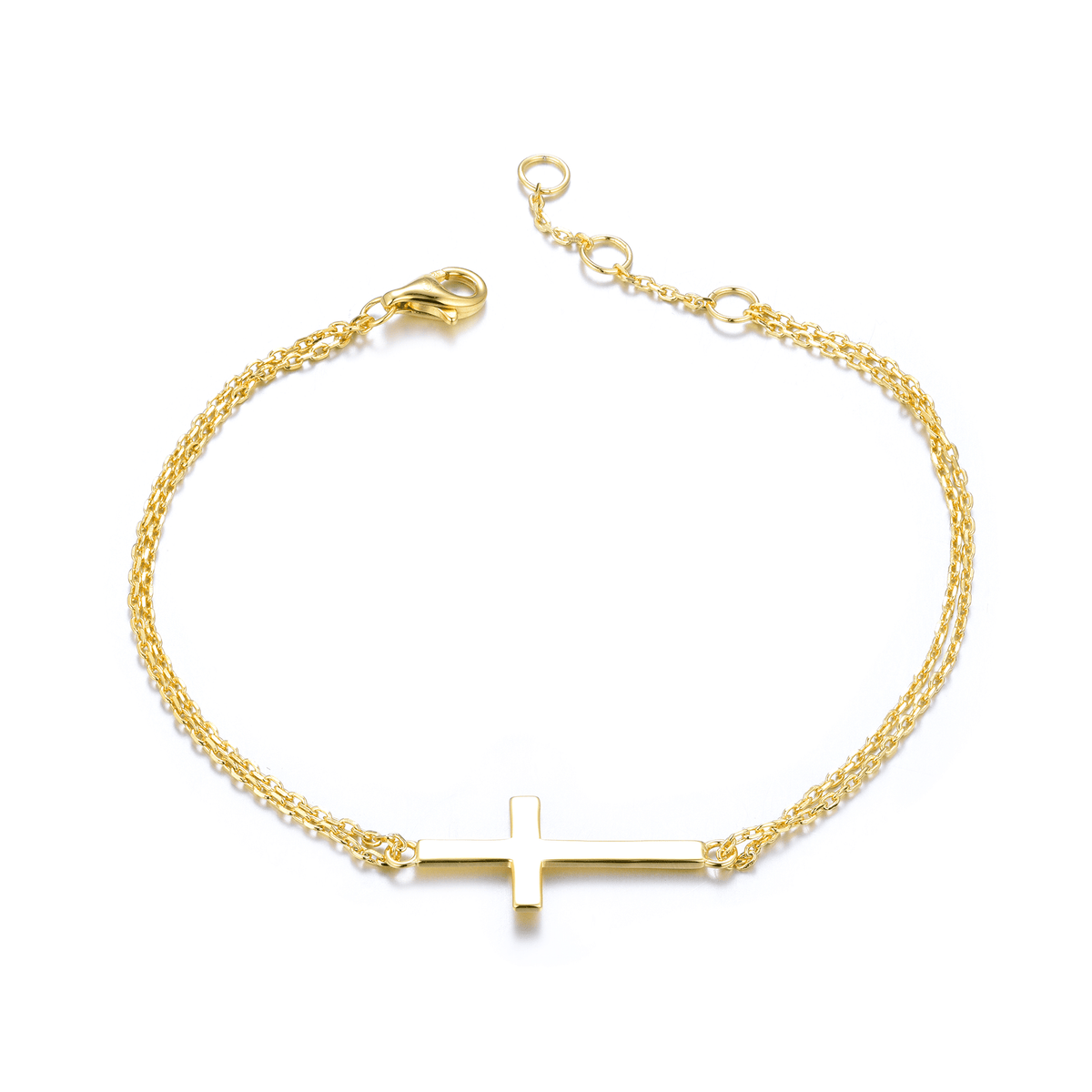 Bracelet plaqué Or jaune 18k