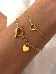 Bracelet plaqué Or jaune 18k