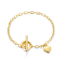 Bracelet plaqué Or jaune 18k