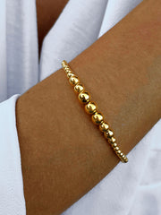 Bracelet plaqué Or jaune 18k