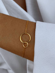 Bracelet plaqué Or jaune 18k