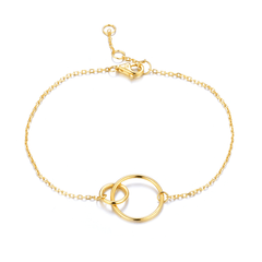 Bracelet plaqué Or jaune 18k