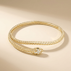 Bracelet - Doré à l'Or jaune fin, Oxyde de zirconium - Maison Di Giorgio