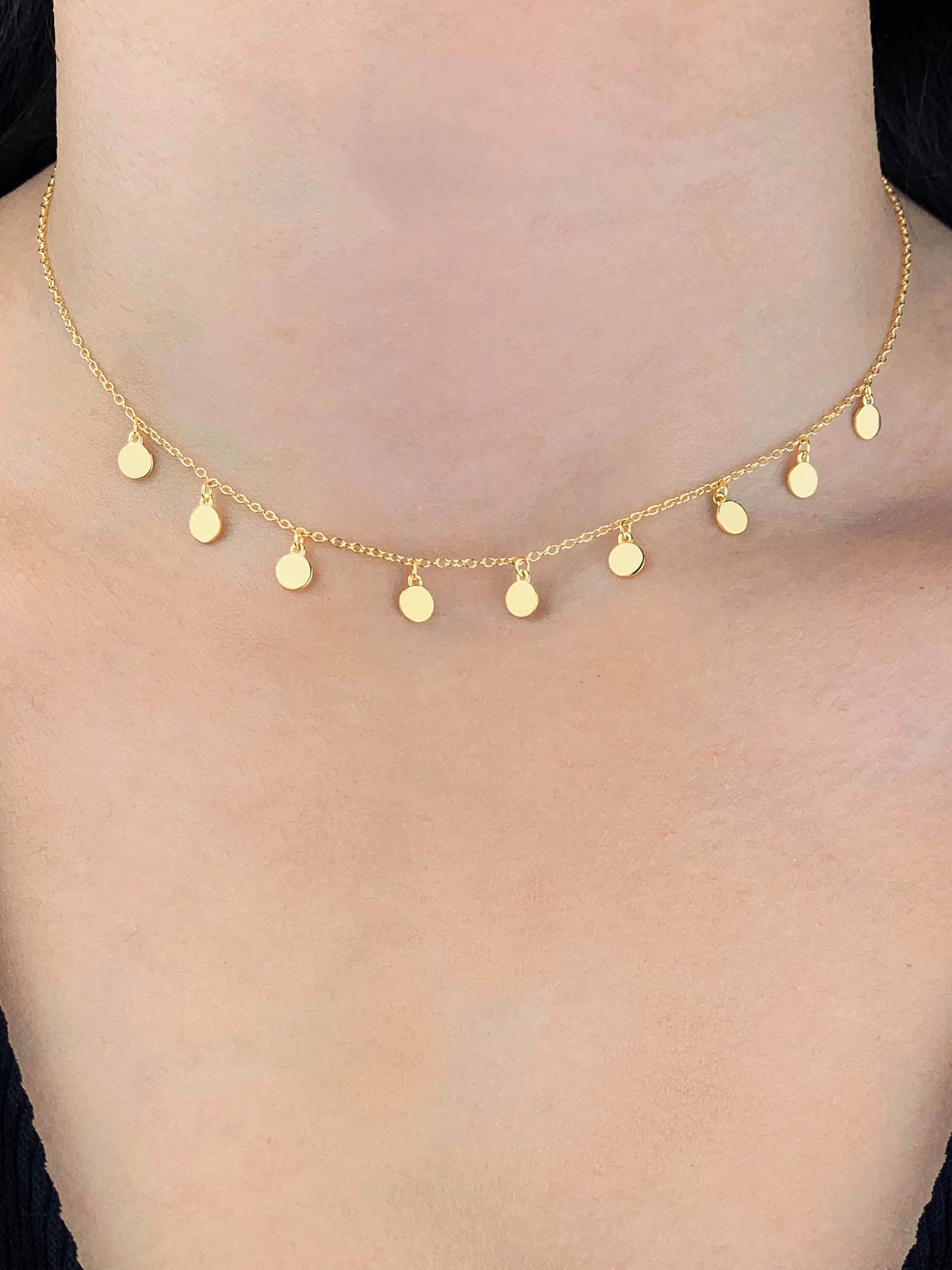 Collier plaqué Or jaune 18k