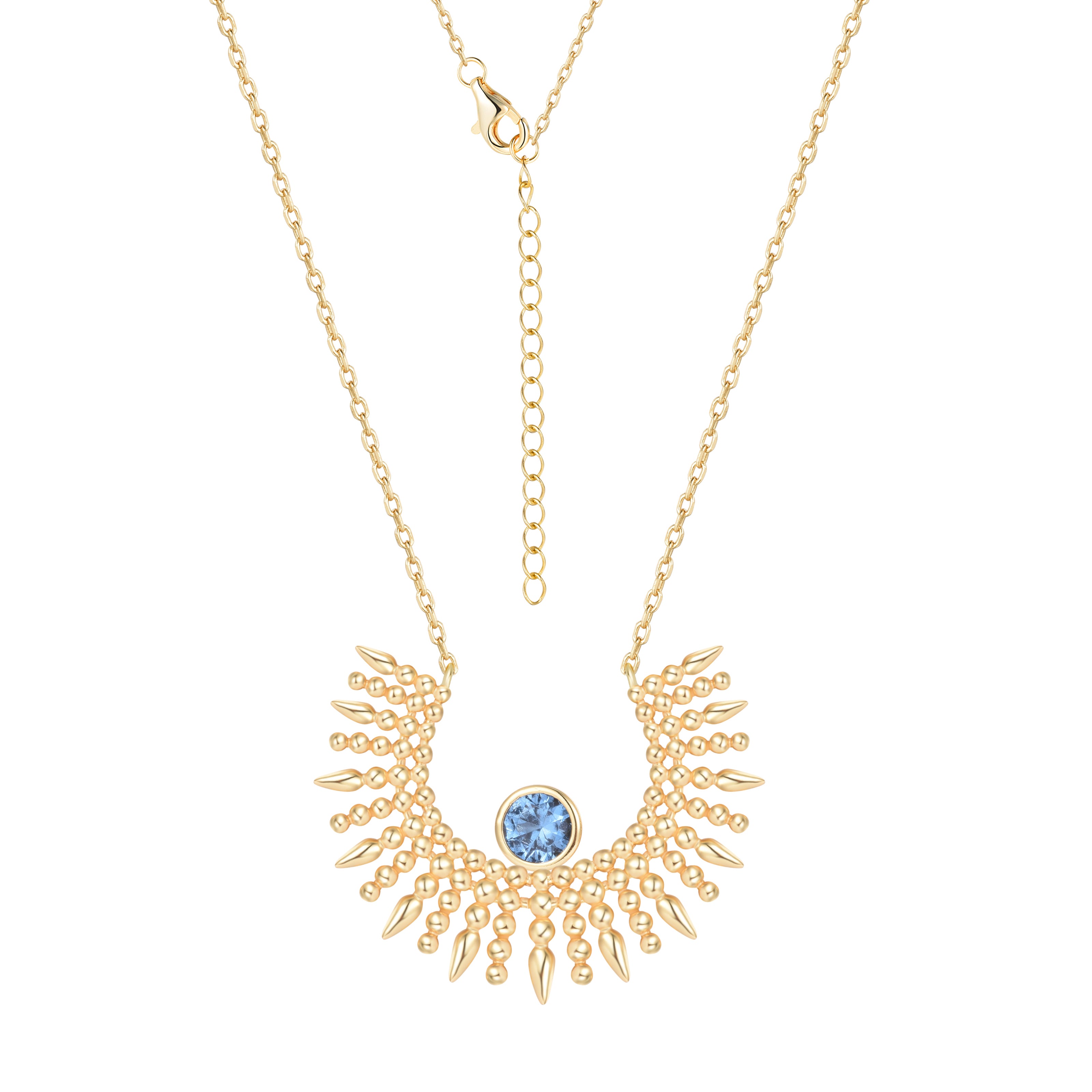 Collier doré Or jaune 18k assemblé d'Oxyde de zirconium - Maison Di Giorgio
