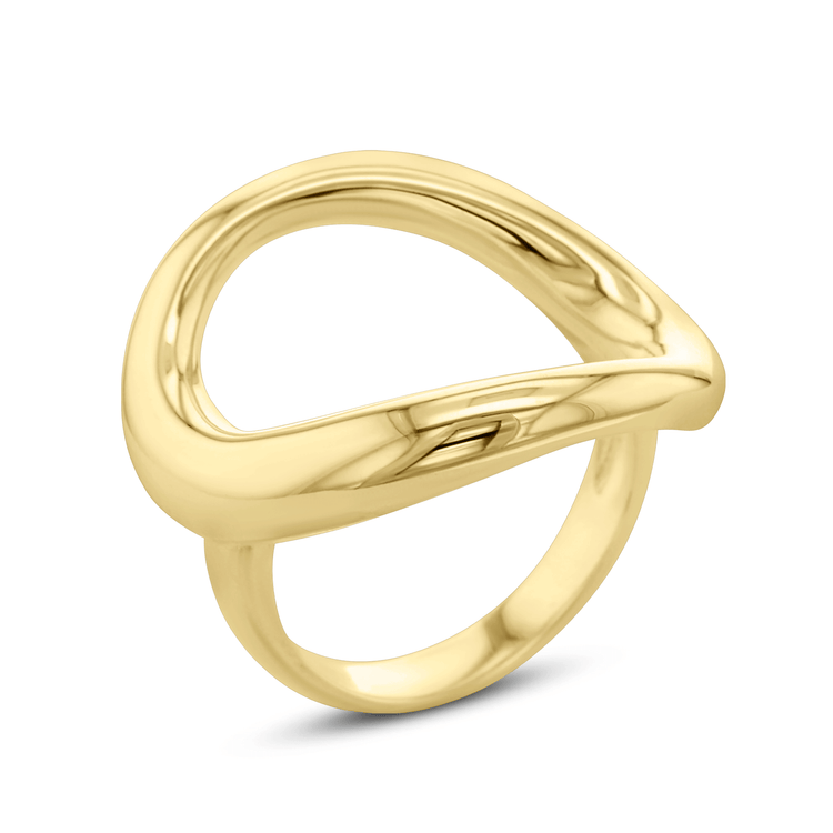 Bague dorée Or jaune 18k - Maison Di Giorgio