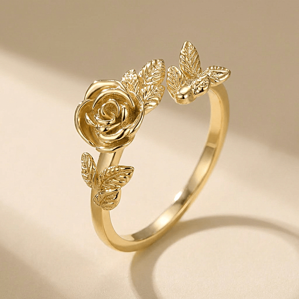 Bague - Dorée à l'Or jaune fin - Maison Di Giorgio