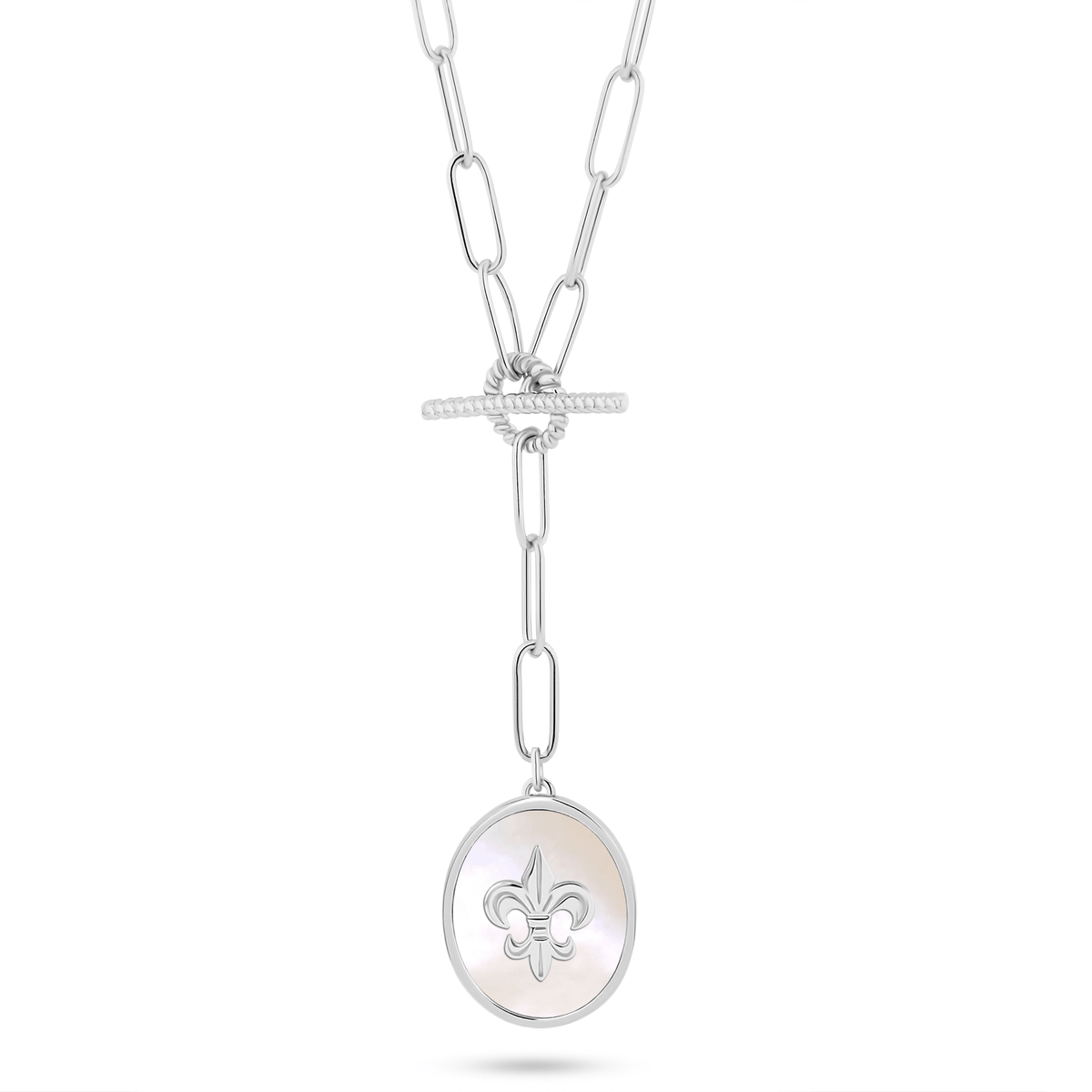Collier Argenté, Nacre - Maison Di Giorgio
