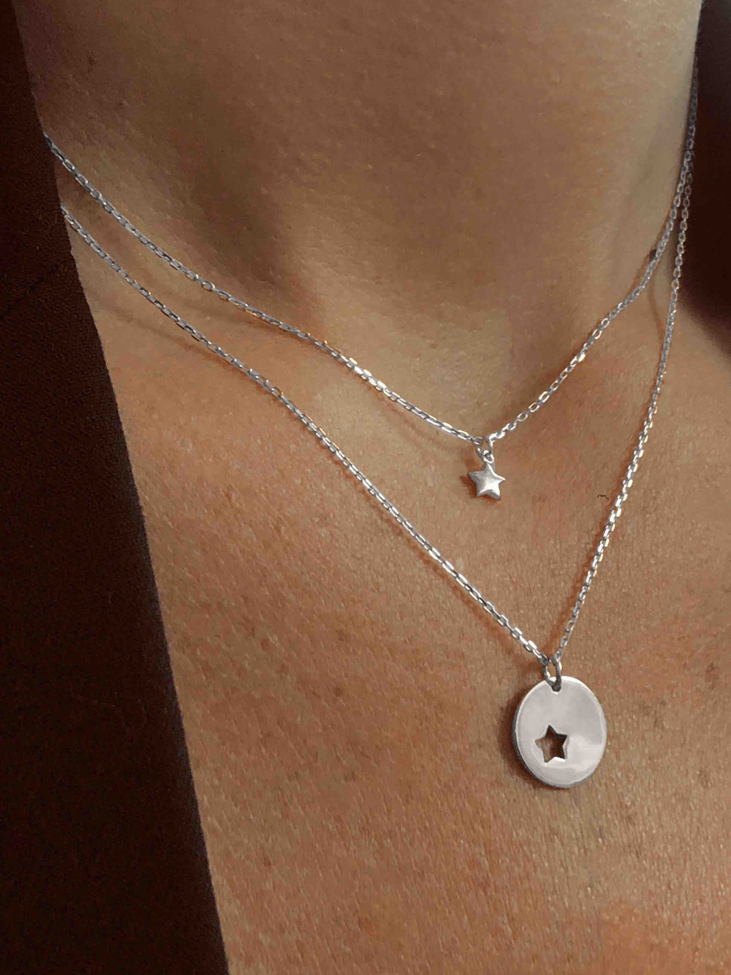 Collier en Argent 925 plaqué Rhodium - Maison Di Giorgio