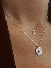 Collier en Argent 925 plaqué Rhodium - Maison Di Giorgio