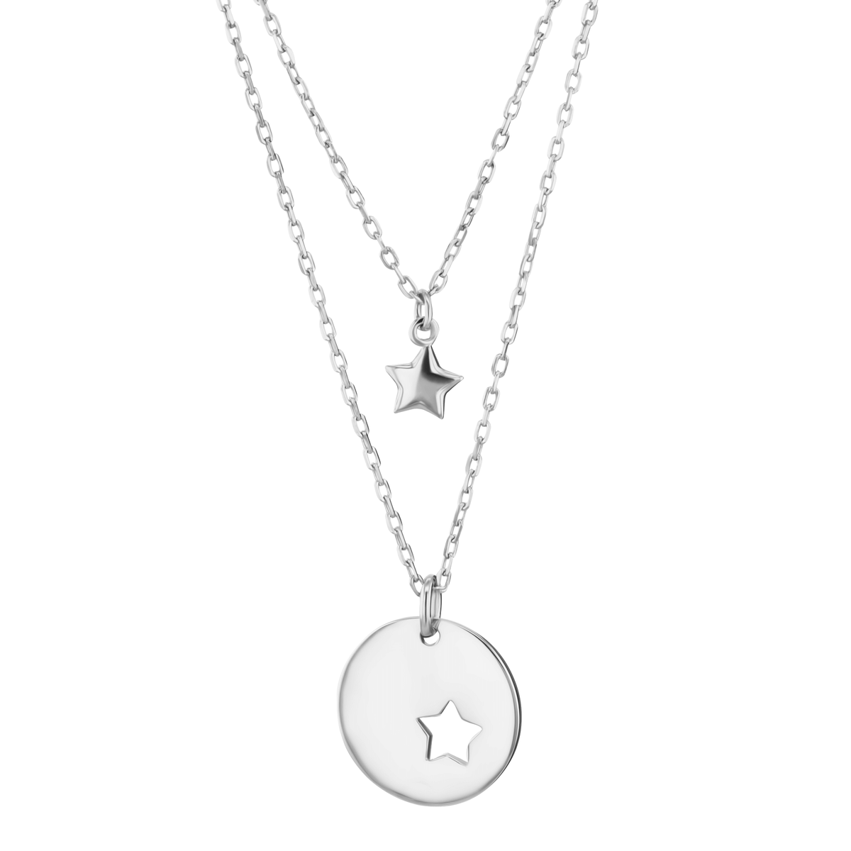 Collier en Argent 925 plaqué Rhodium - Maison Di Giorgio