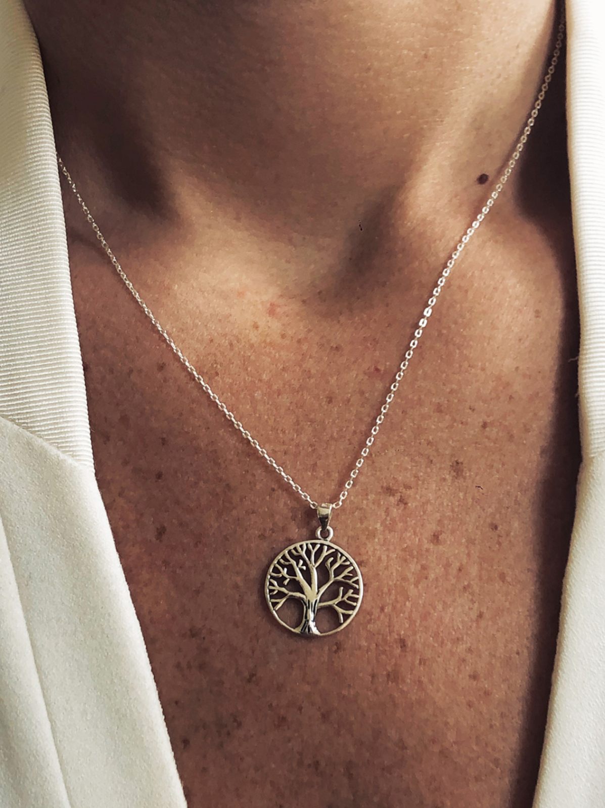 925 Silver Plated Silver Necklace