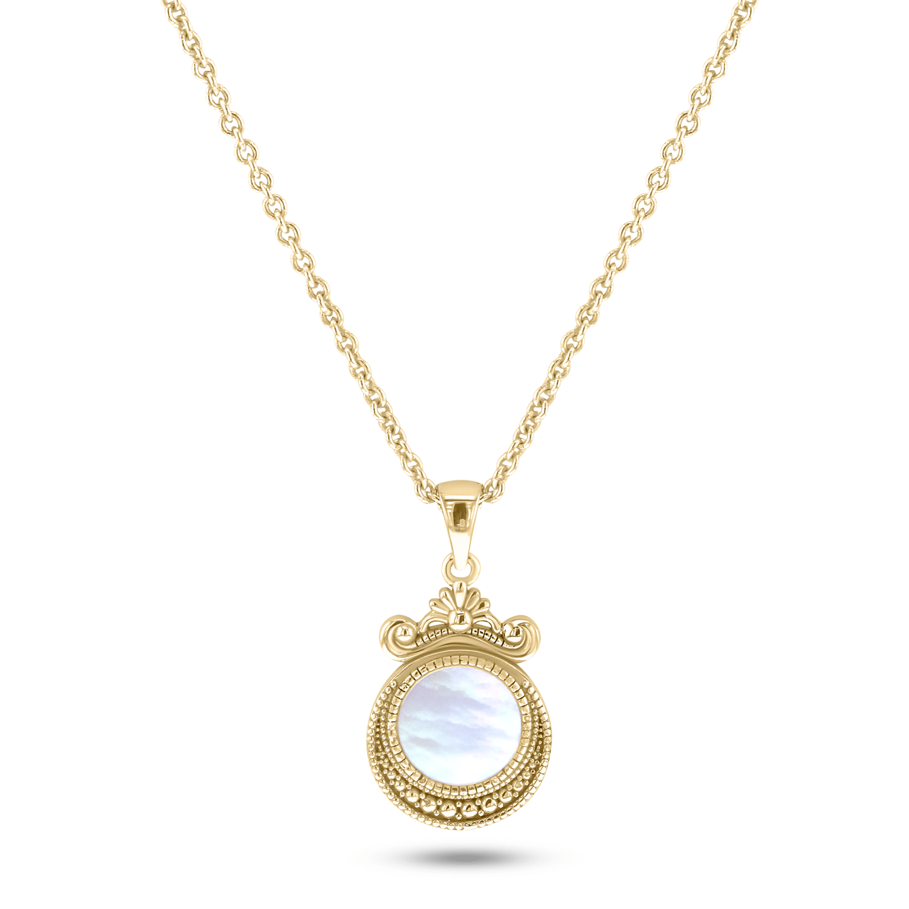 Collier doré Or jaune 18k, Coquille - Maison Di Giorgio