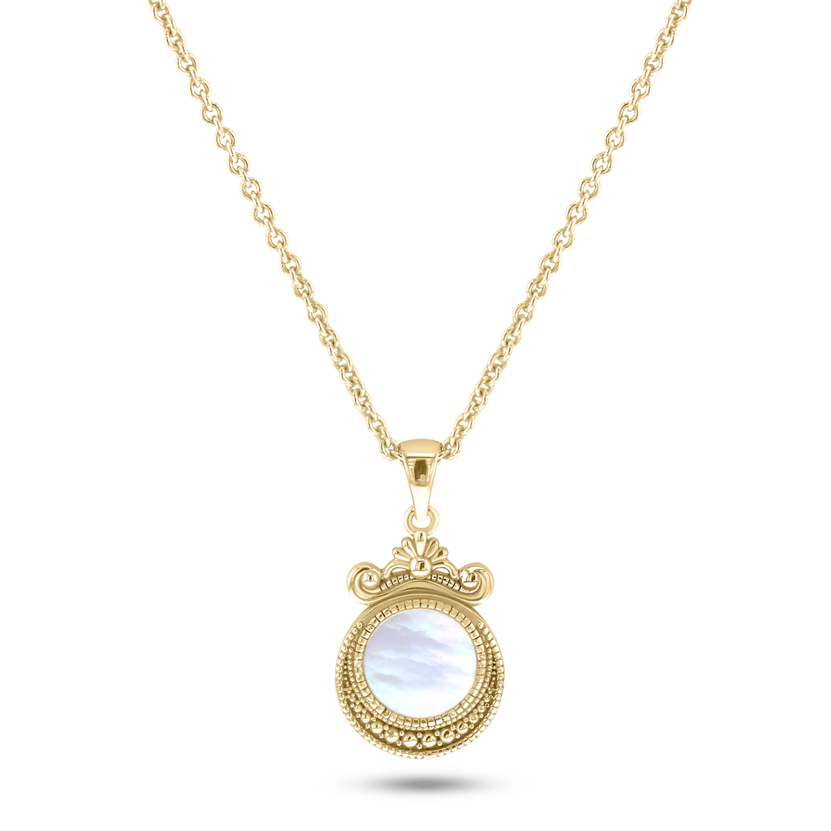 Collier doré Or jaune 18k, Coquille - Maison Di Giorgio
