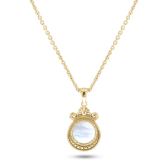 Collier doré Or jaune 18k, Coquille - Maison Di Giorgio