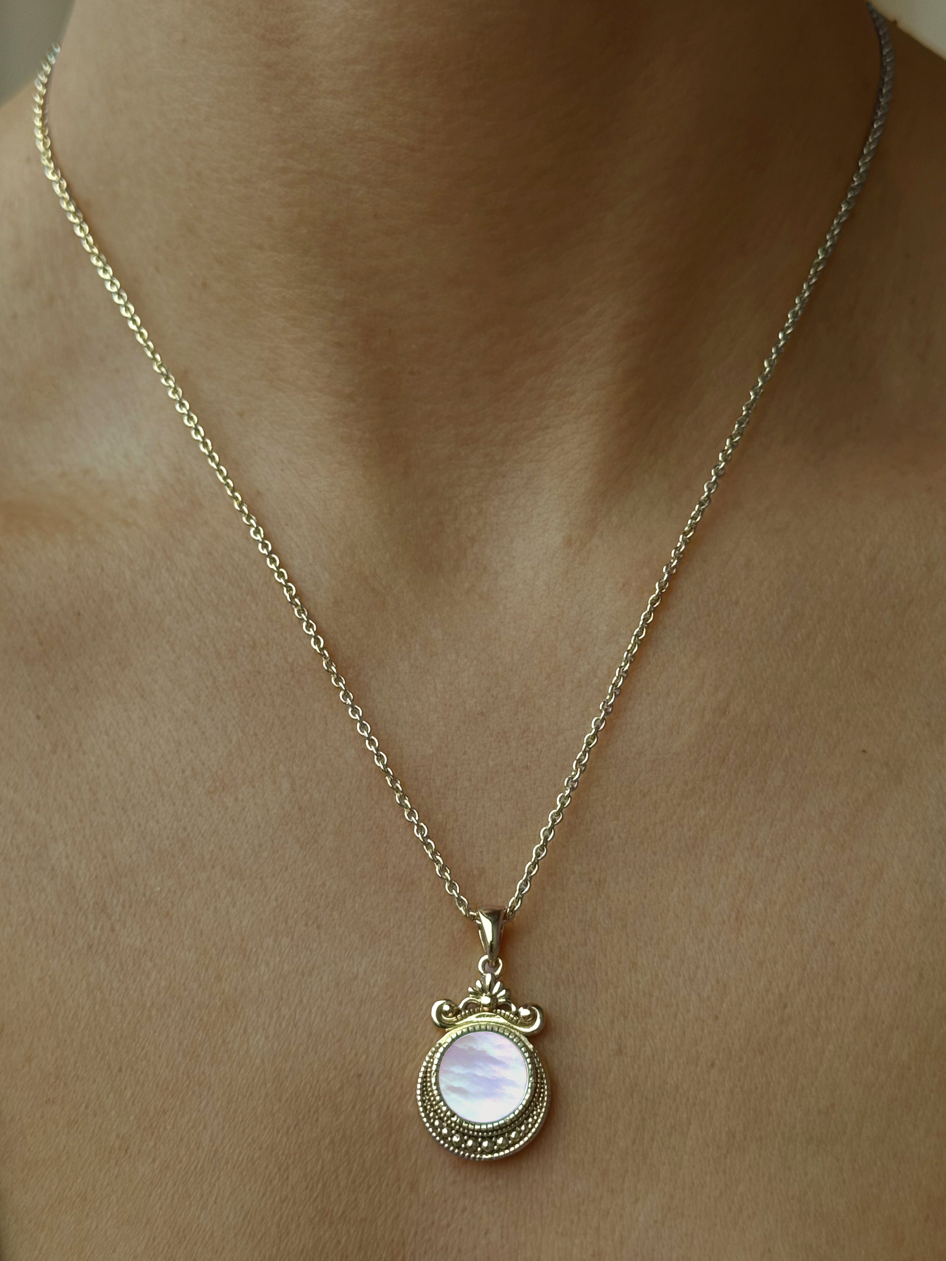 Collier doré Or jaune 18k, Coquille - Maison Di Giorgio