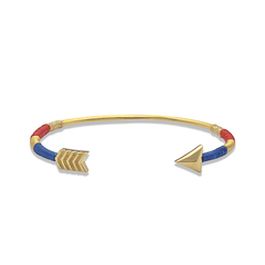 Jonc doré Or jaune 18k tissé de fil - Maison Di Giorgio